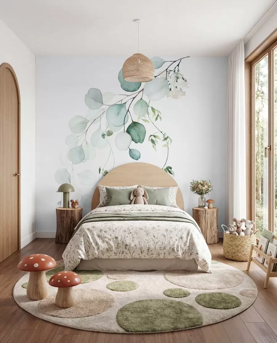 Fotobehang Slingerende eucalyptus u51026
