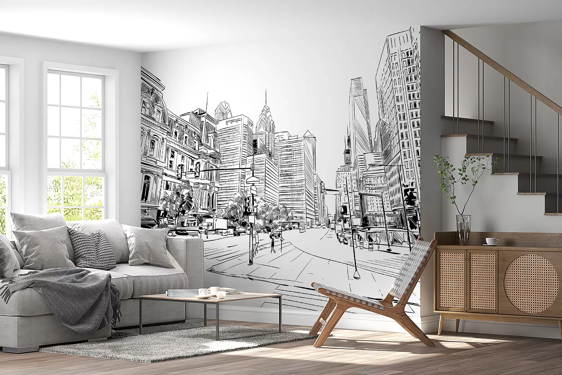 Papier peint photo Bâtiment, jour e gratte-ciel u51069