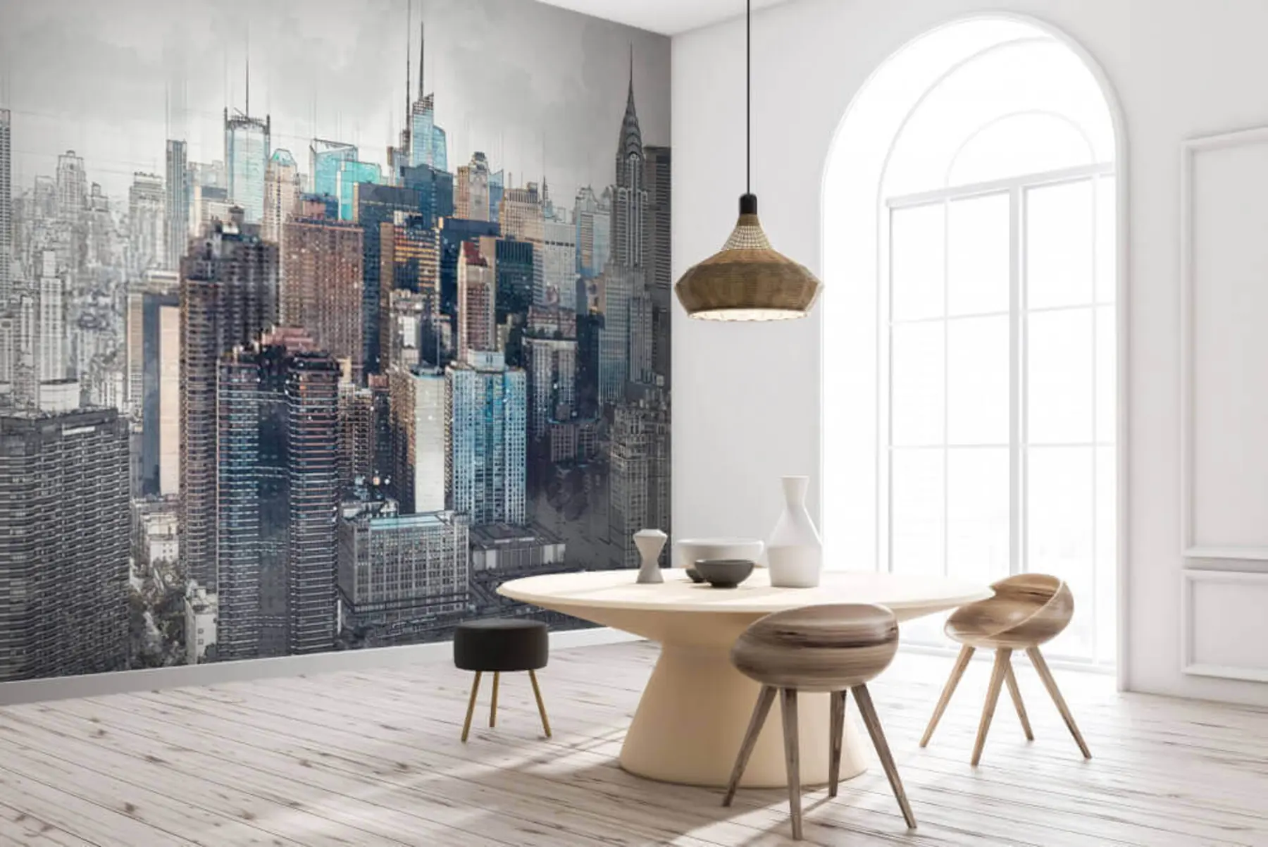 Fotobehang Wolkenkrabber, bouw e wereld u51081