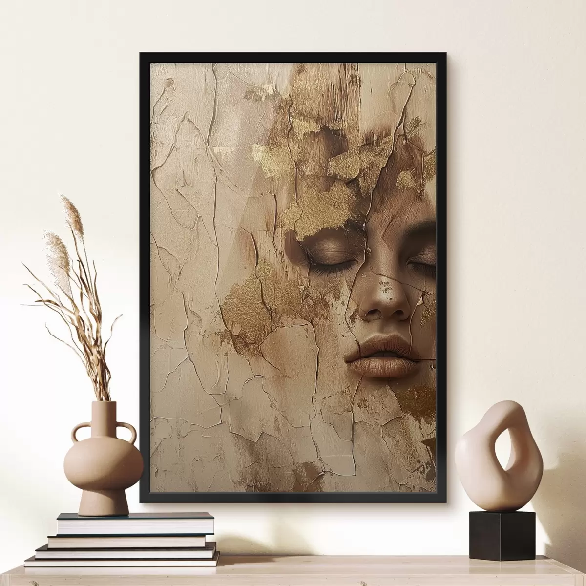 Poster Meisjesgezicht f39997