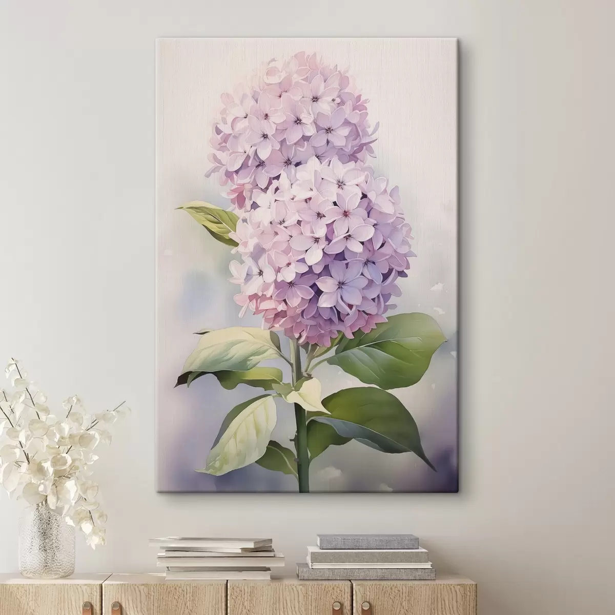  Peintures Imitation de branche de jacinthe aquarelle s42120