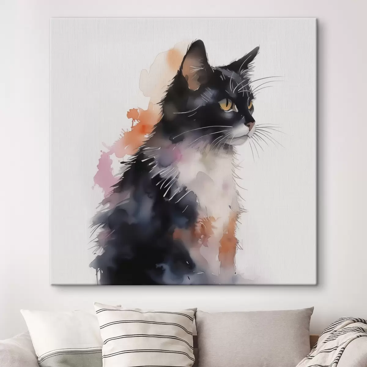  Schilderijen Kat imitatie aquarel s42121