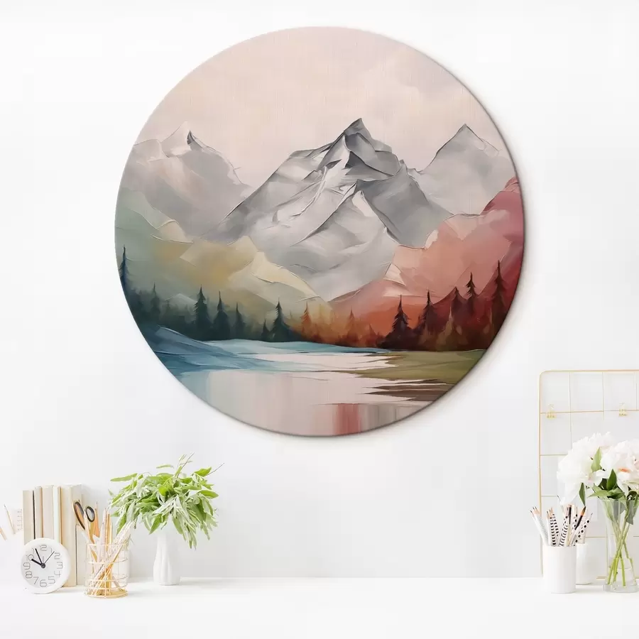  Peintures Montagnes et forêts imitation peinture r42128