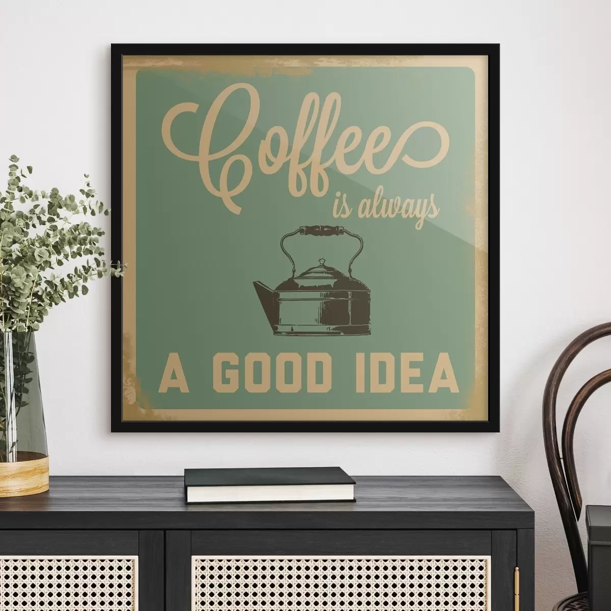 Poster Rechthoek, motorvoertuig e lettertype f07842