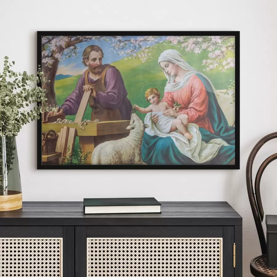 Papier peint photo Image de la Sainte Famille f33496