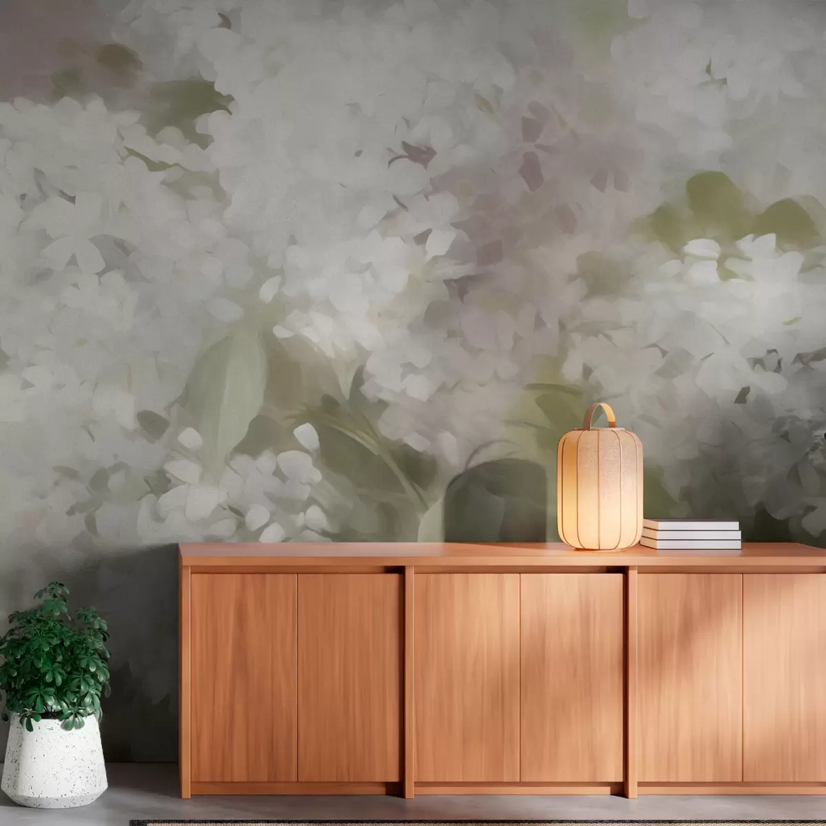 Fotobehang Lila bloemen w08540