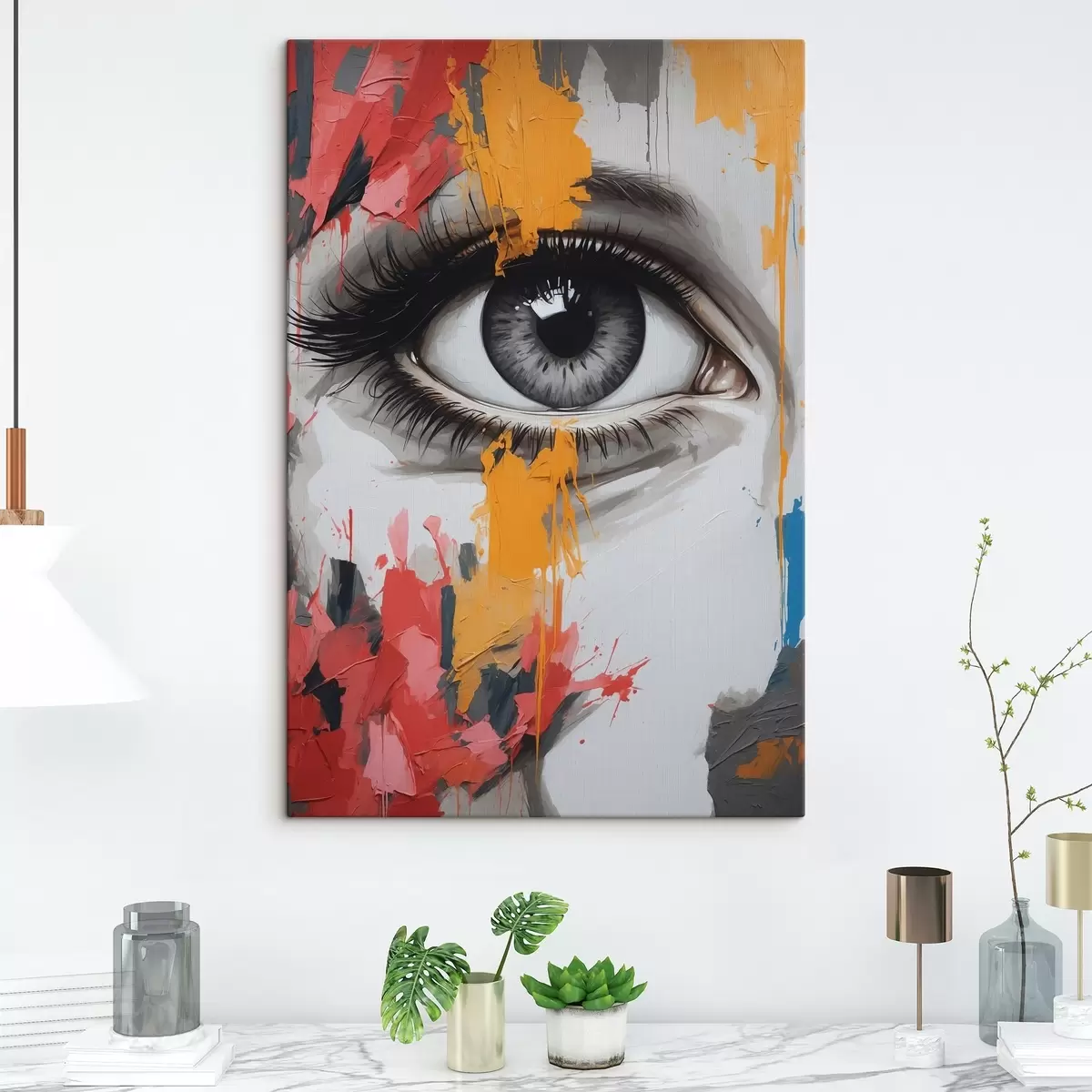  Peintures Oeil de femme en peinture à l'huile s41768