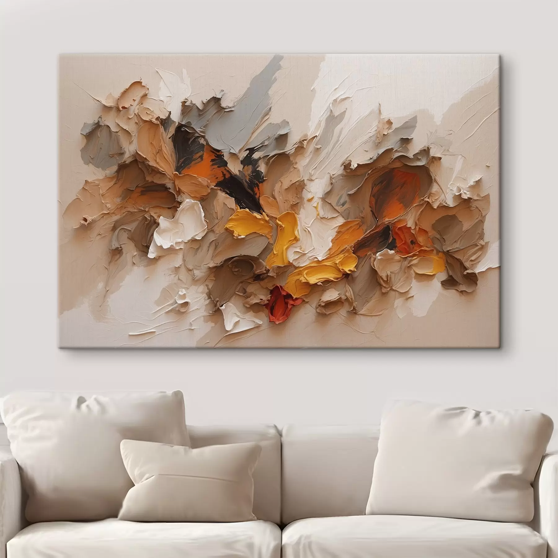  Schilderijen Abstract schilderij in olieverfstijl s42087