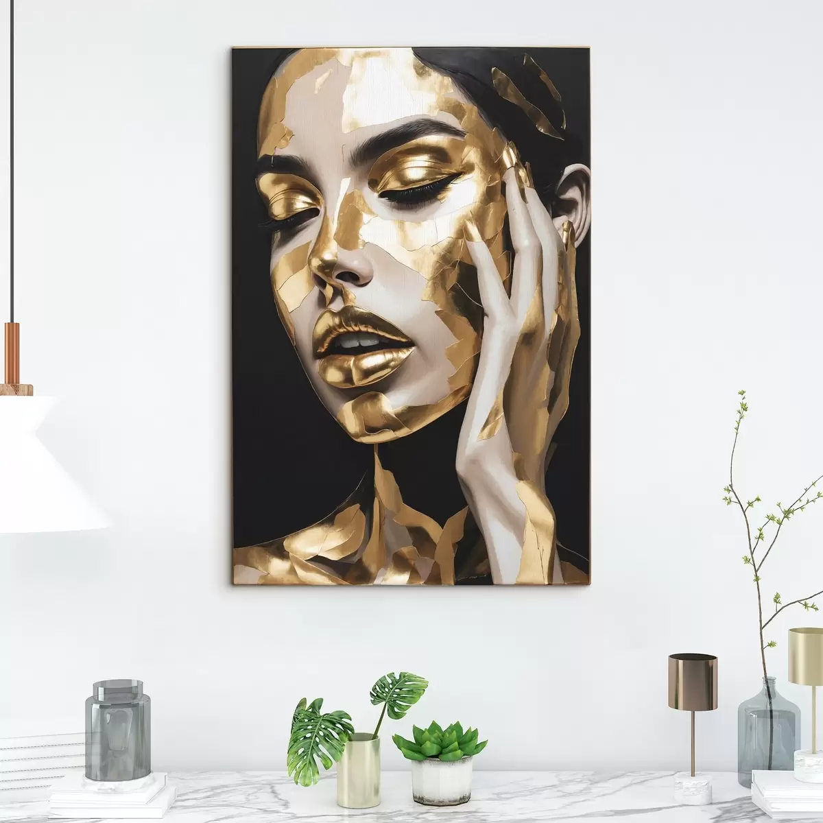  Peintures Visage de fille en peinture s42091