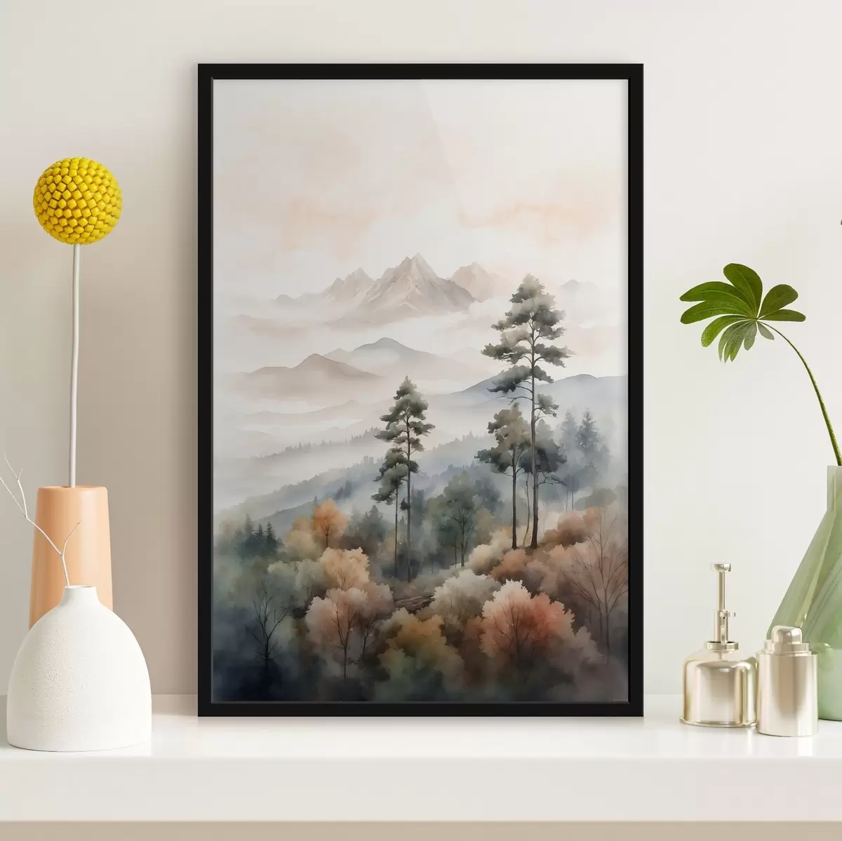 Affiche Forêt dans le brouillard f41780