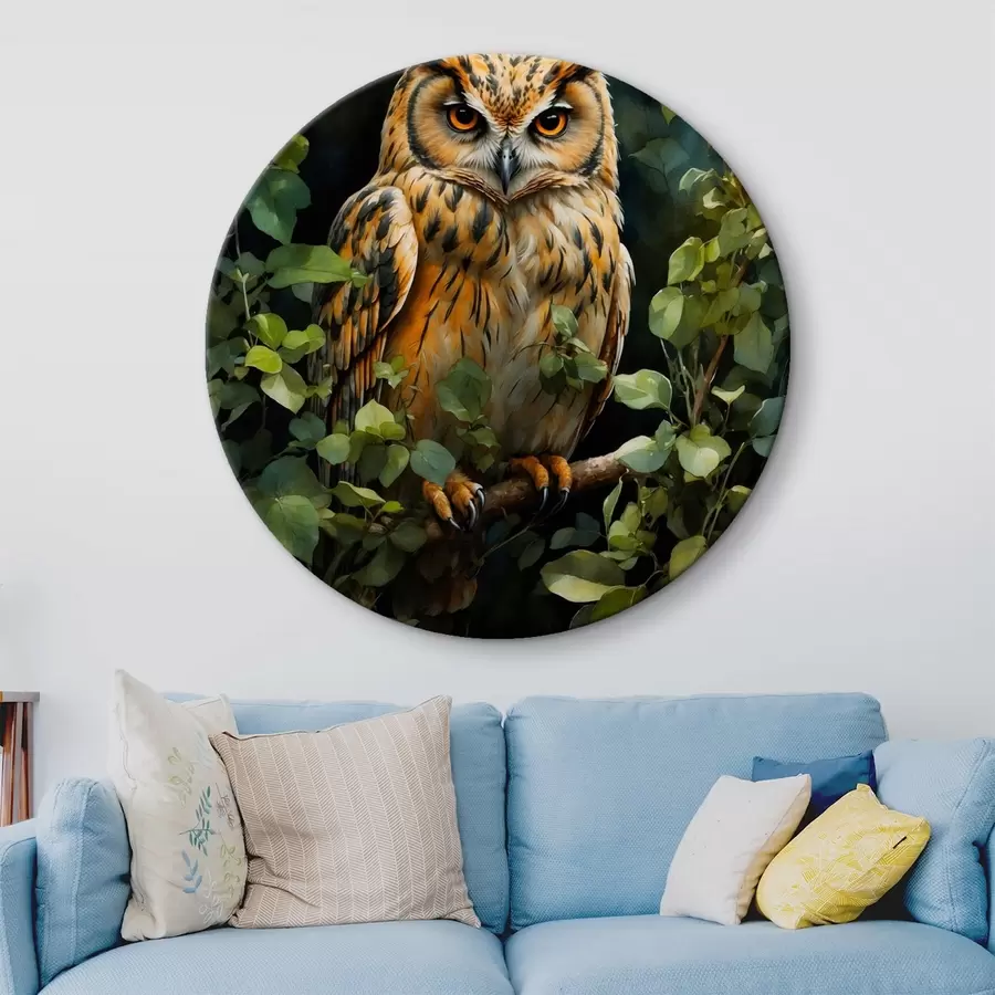  Schilderijen Uil op een tak r41776