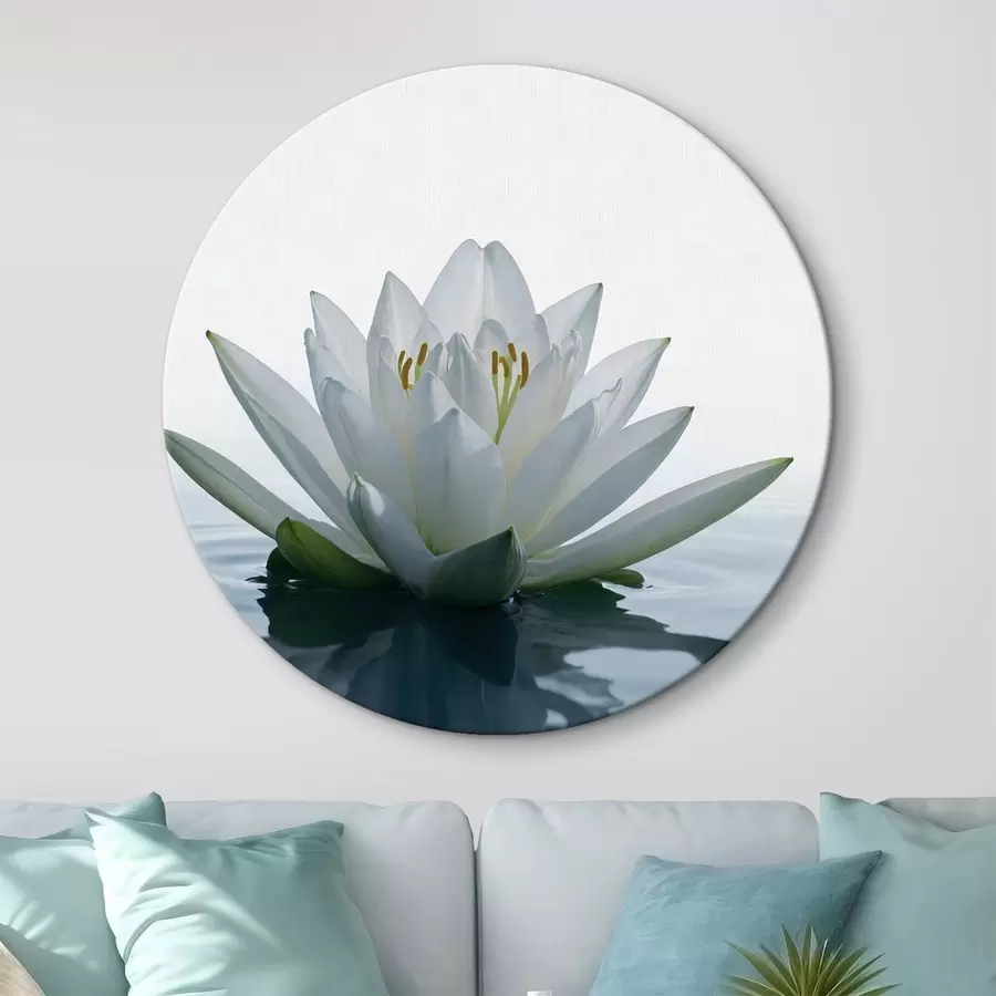  Peintures Lys flottant sur l'eau r42098