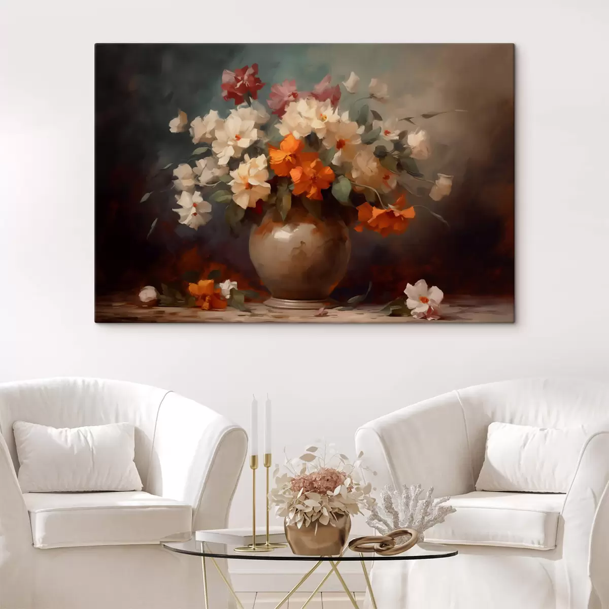  Peintures Bouquet de fleurs dans un vase s42113