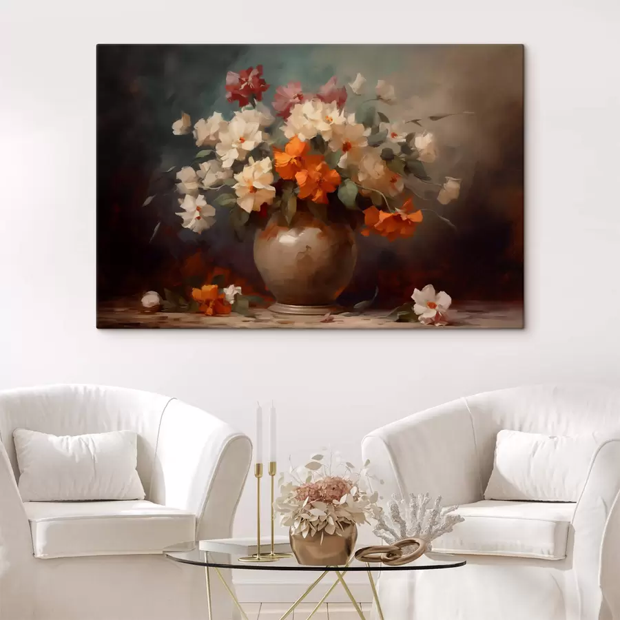  Schilderijen Boeket bloemen in een vaas s42113