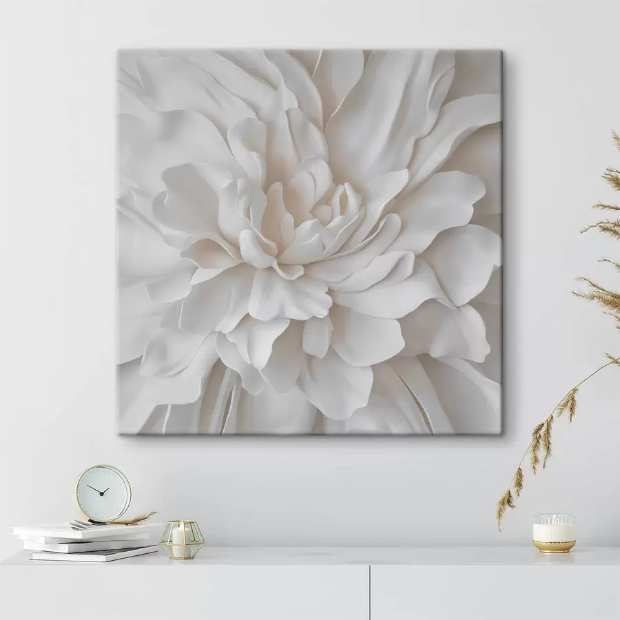  Schilderijen Grote abstracte bloemblaadjes s42130