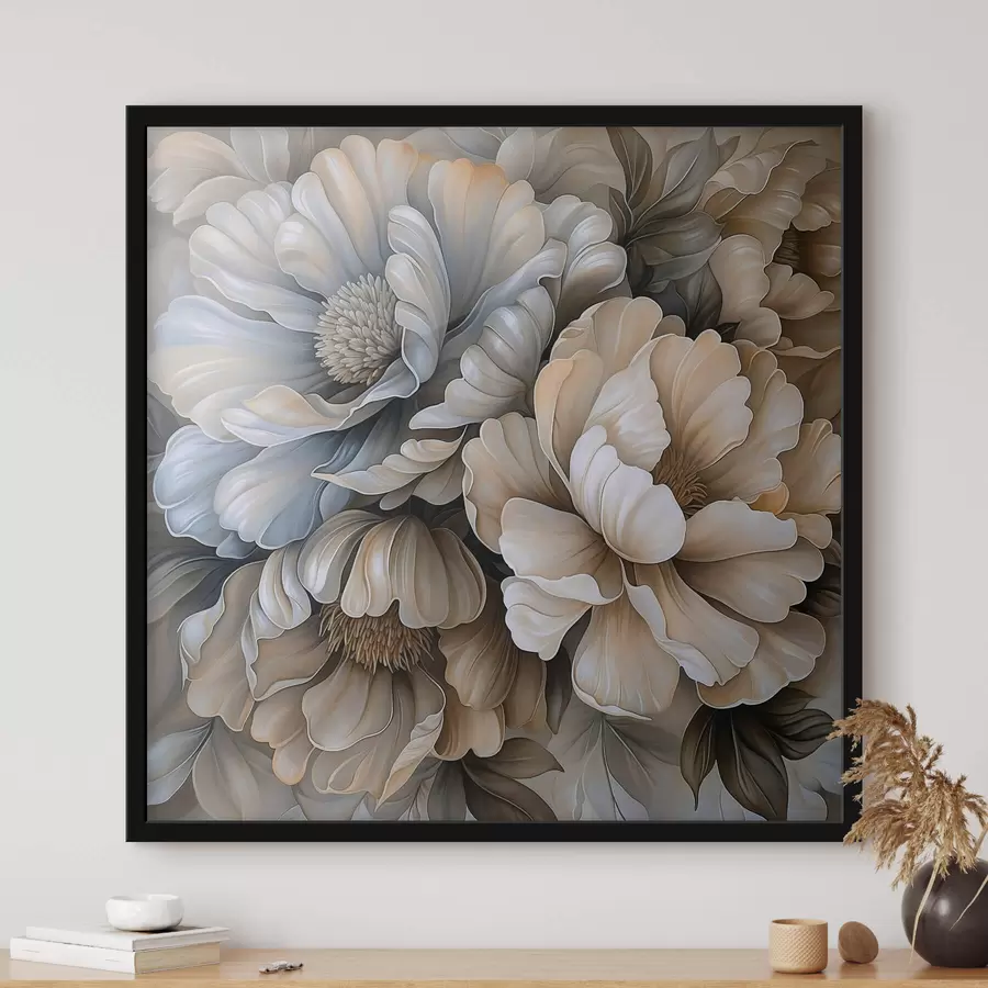 Fotobehang Boeket grote bloemen f42108