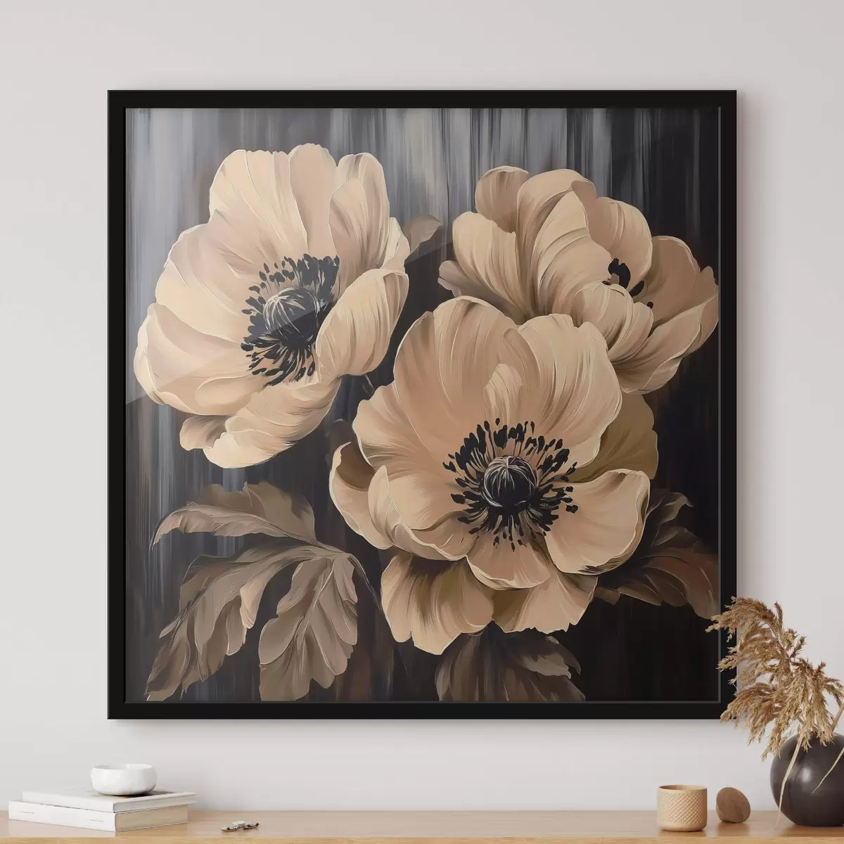 Poster Boeket grote bloemen f42110