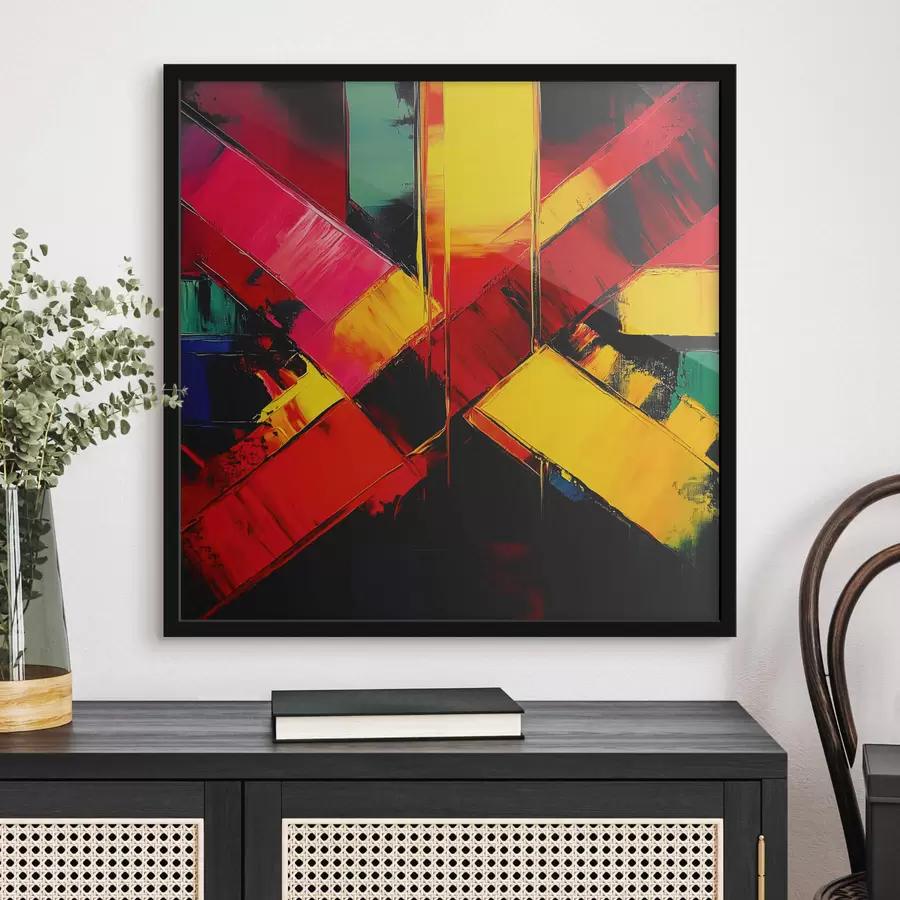 Papier peint photo Abstraction multicolore f42112