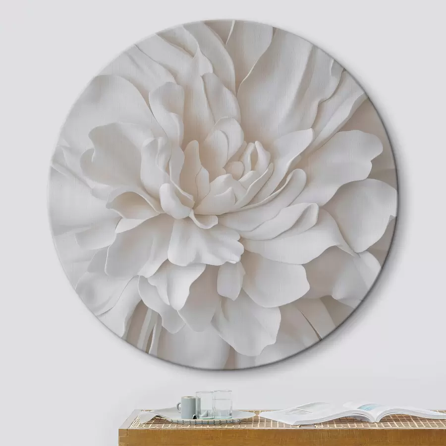  Schilderijen Grote abstracte bloemblaadjes r42130