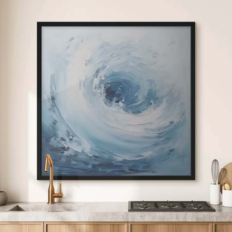 Papier peint photo Vague abstraite, tourbillon f42136