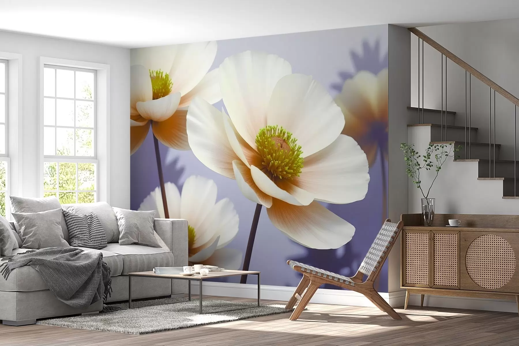 Fotobehang Kleurrijke bloemen w02612v1