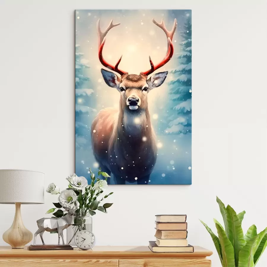  Schilderijen Winter rendieren s42169