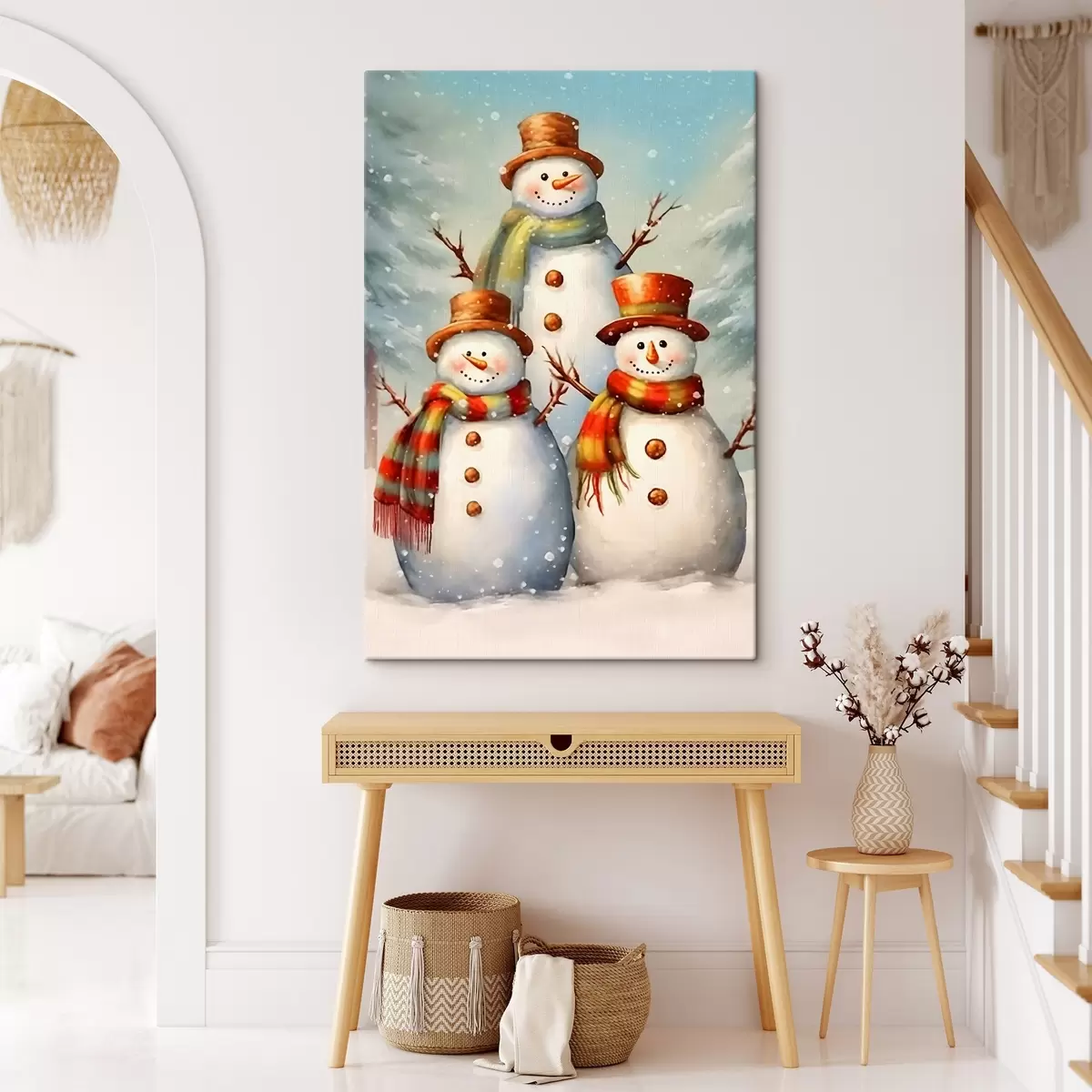  Peintures Bonhommes de neige en hiver s42170