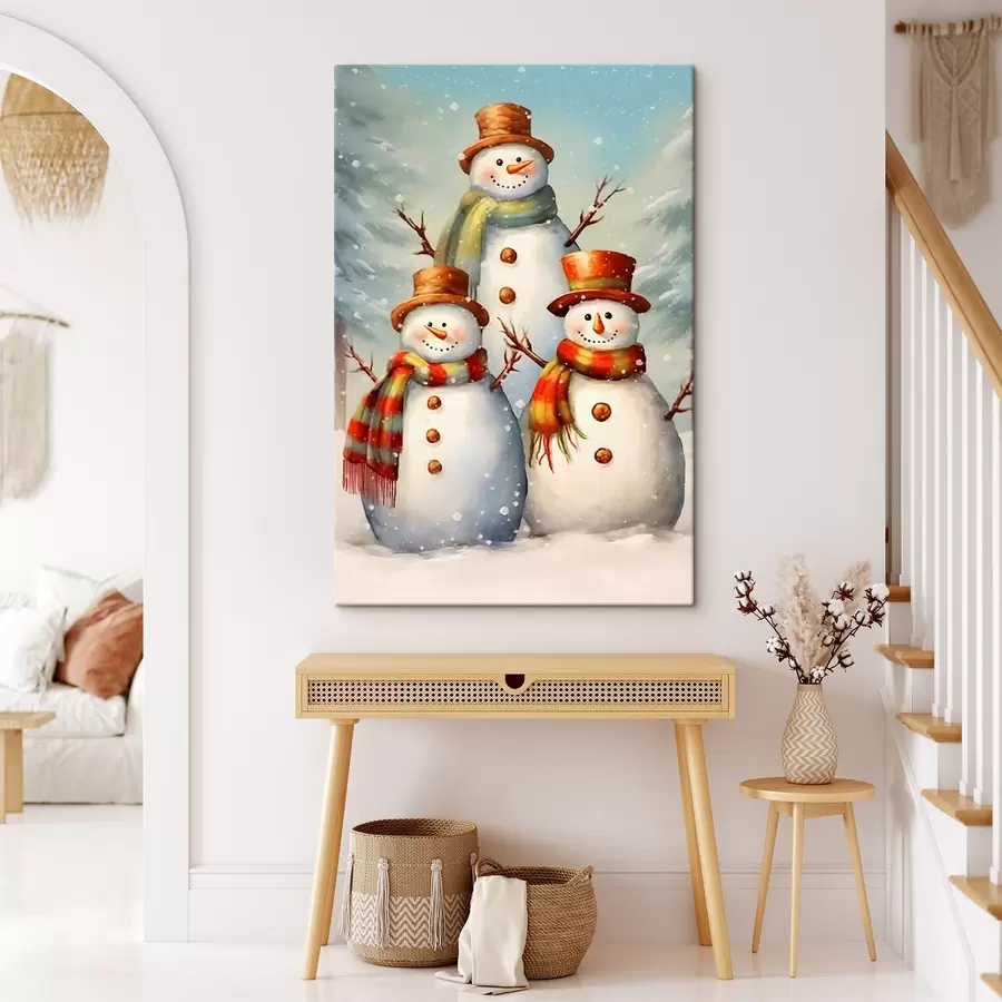  Peintures Bonhommes de neige en hiver s42170