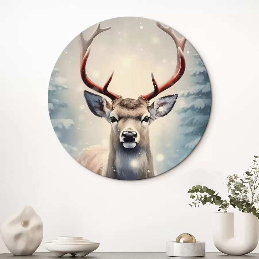  Schilderijen Winter rendieren r42169