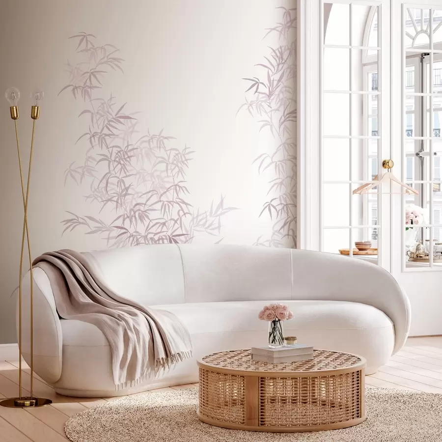 Fotobehang Bamboe minimalisme wabi-sabi w08555v4