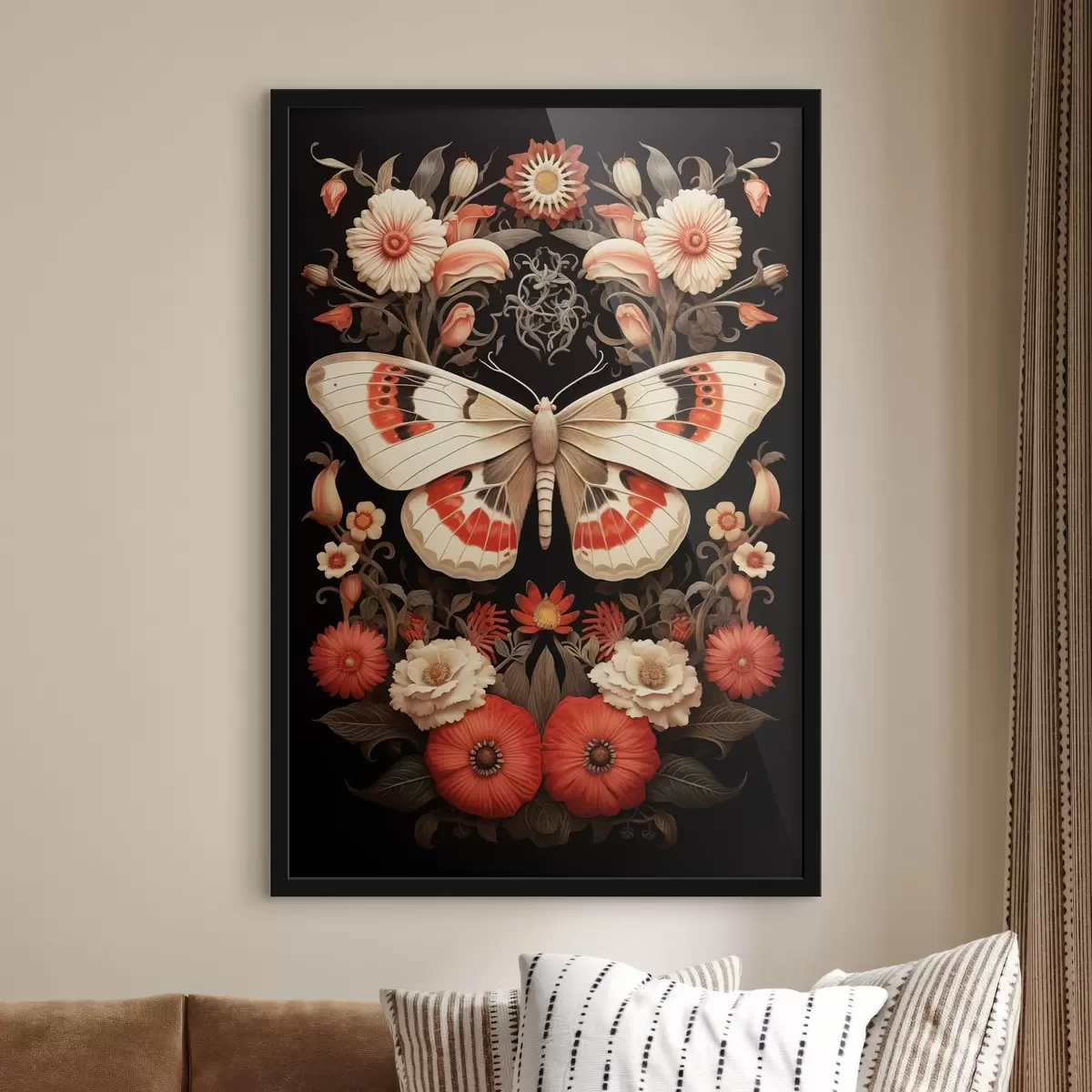 Affiche Une variété de papillons f42293