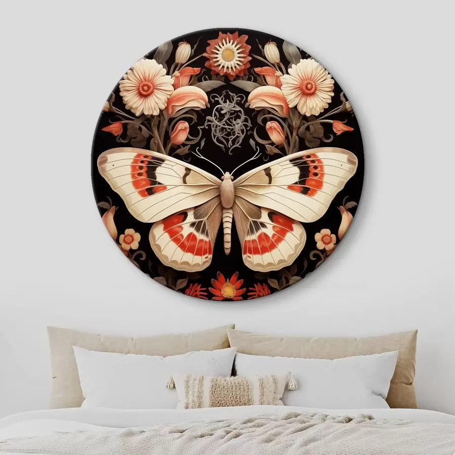  Schilderijen Een verscheidenheid aan vlinders r42293