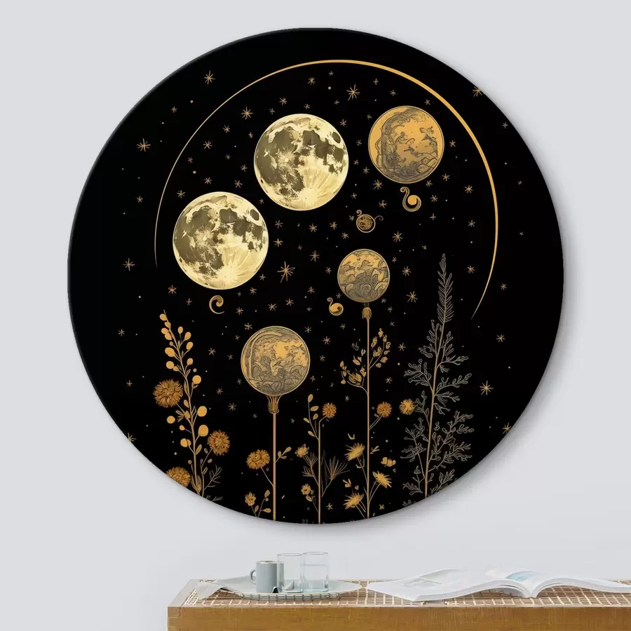  Schilderijen Glans van Maanbloemen r42298