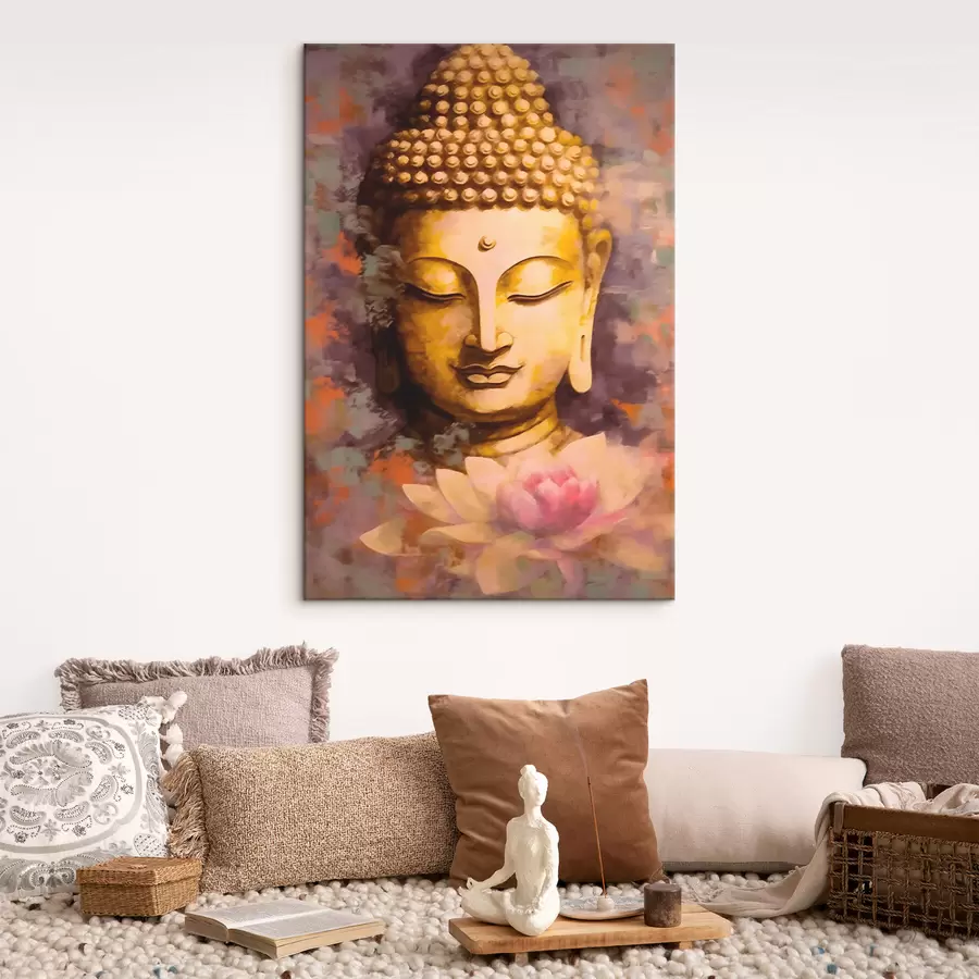  Peintures Bouddha et lotus s42311