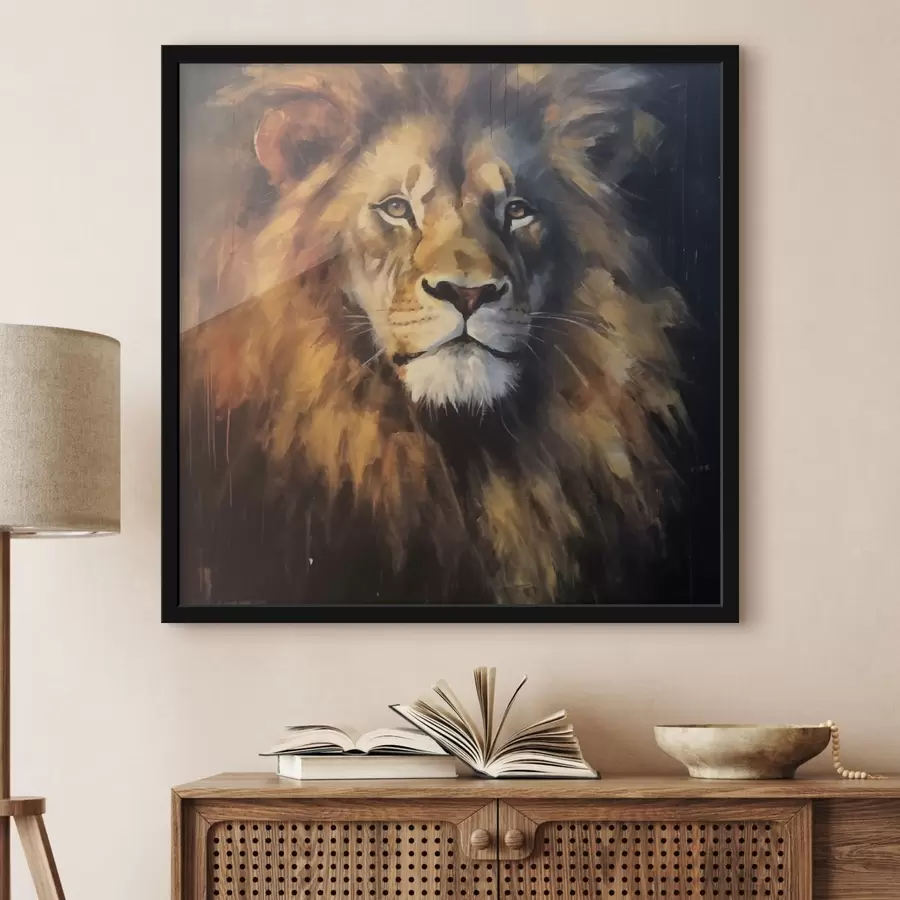 Fotobehang Leeuw f42303