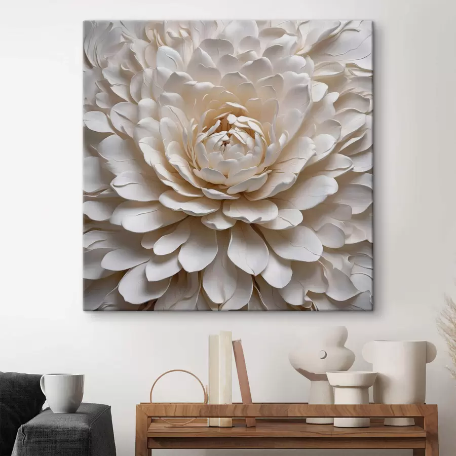 Fotobehang Grote abstracte bloemblaadjes s42131