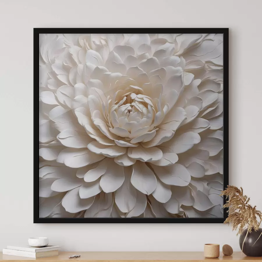 Fotobehang Grote abstracte bloemblaadjes f42131