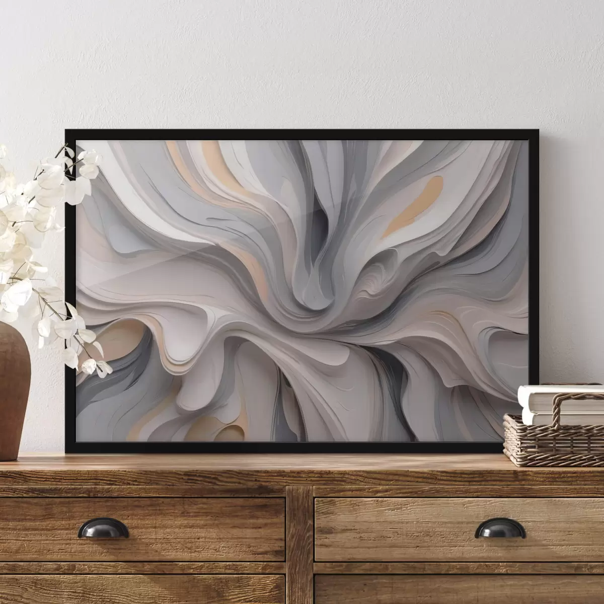 Affiche Vagues abstraites f42246