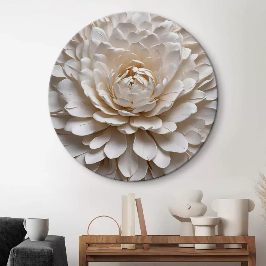  Schilderijen Grote abstracte bloemblaadjes r42131