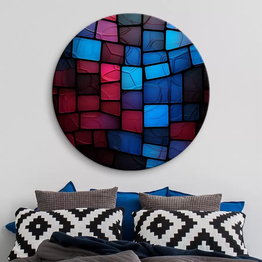  Schilderijen Abstractie, mozaïek r41211