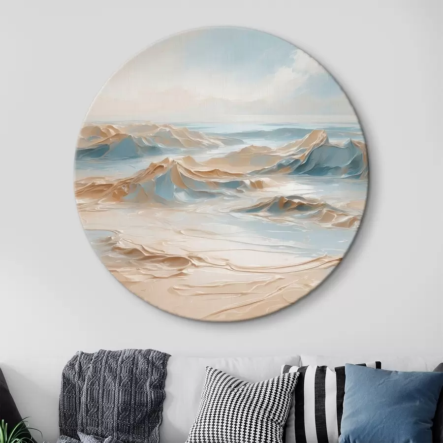  Peintures Rivage de la mer dans le pétrole r41289