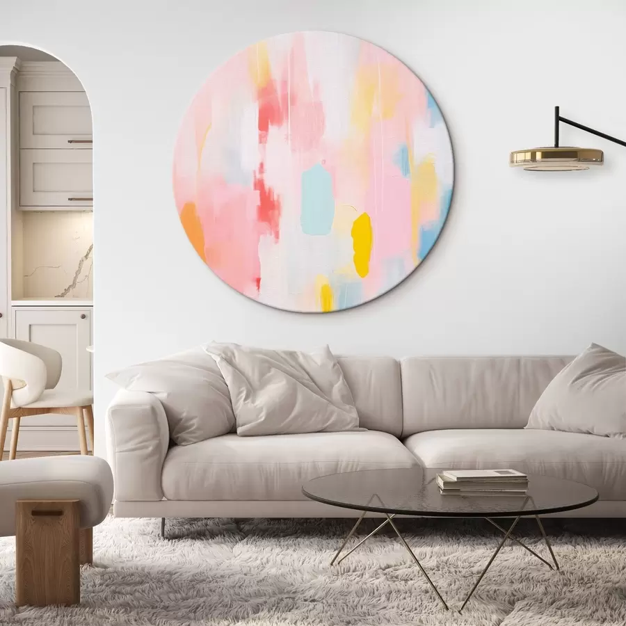  Schilderijen Abstraherende verfstreken in een moderne stijl r41331