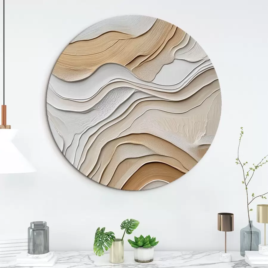  Schilderijen Abstractie met imitatie van textuur r41350