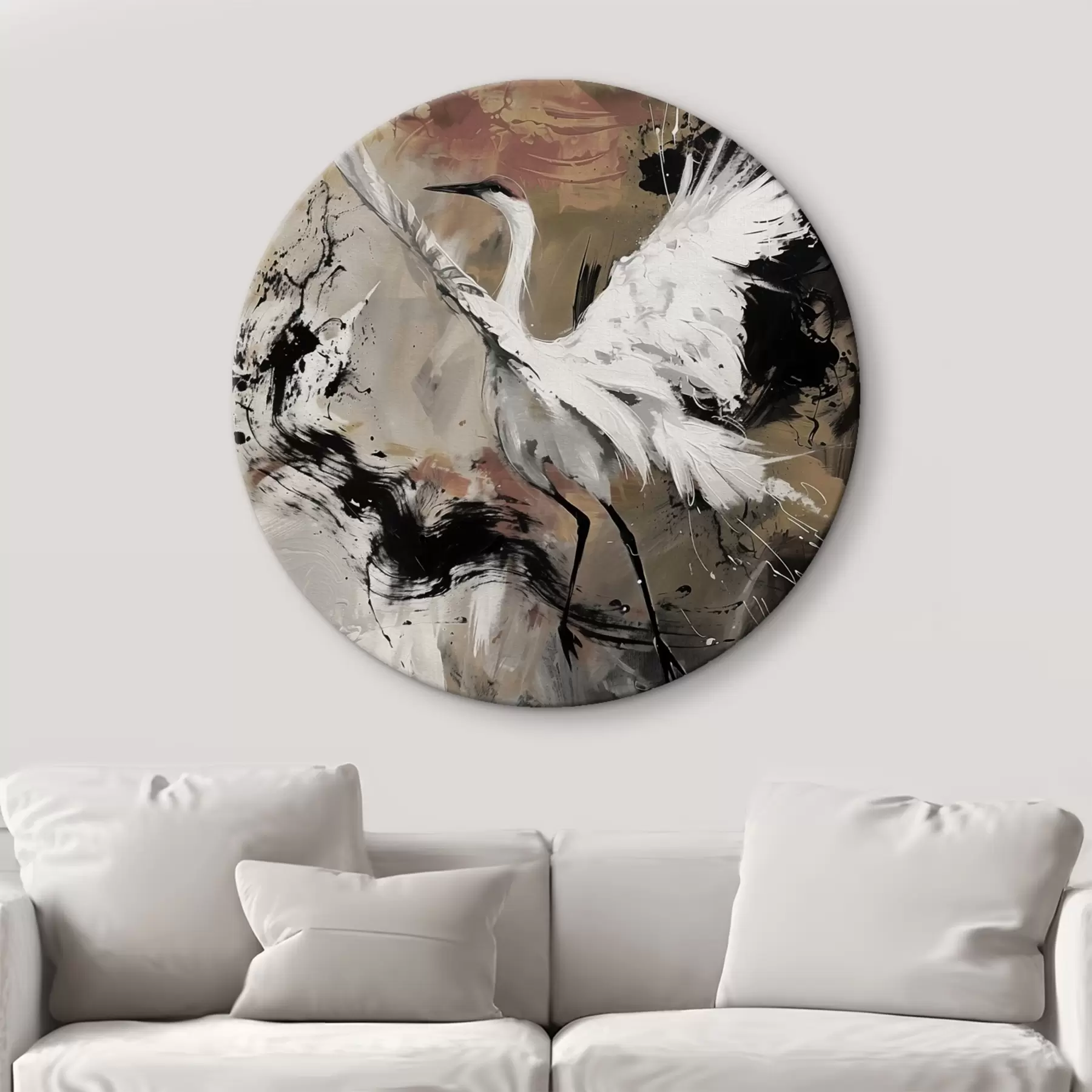  Schilderijen Japanse kraanvogel r41397