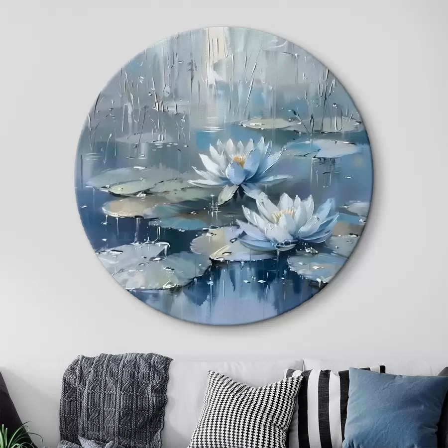  Schilderijen Stijlvolle waterlelies r41399