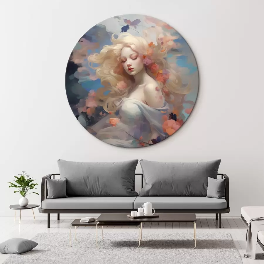  Schilderijen Meisjesachtige moderne trend r41402