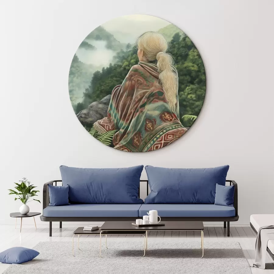  Schilderijen Reflecteren in de serene omhelzing van de natuur r41454