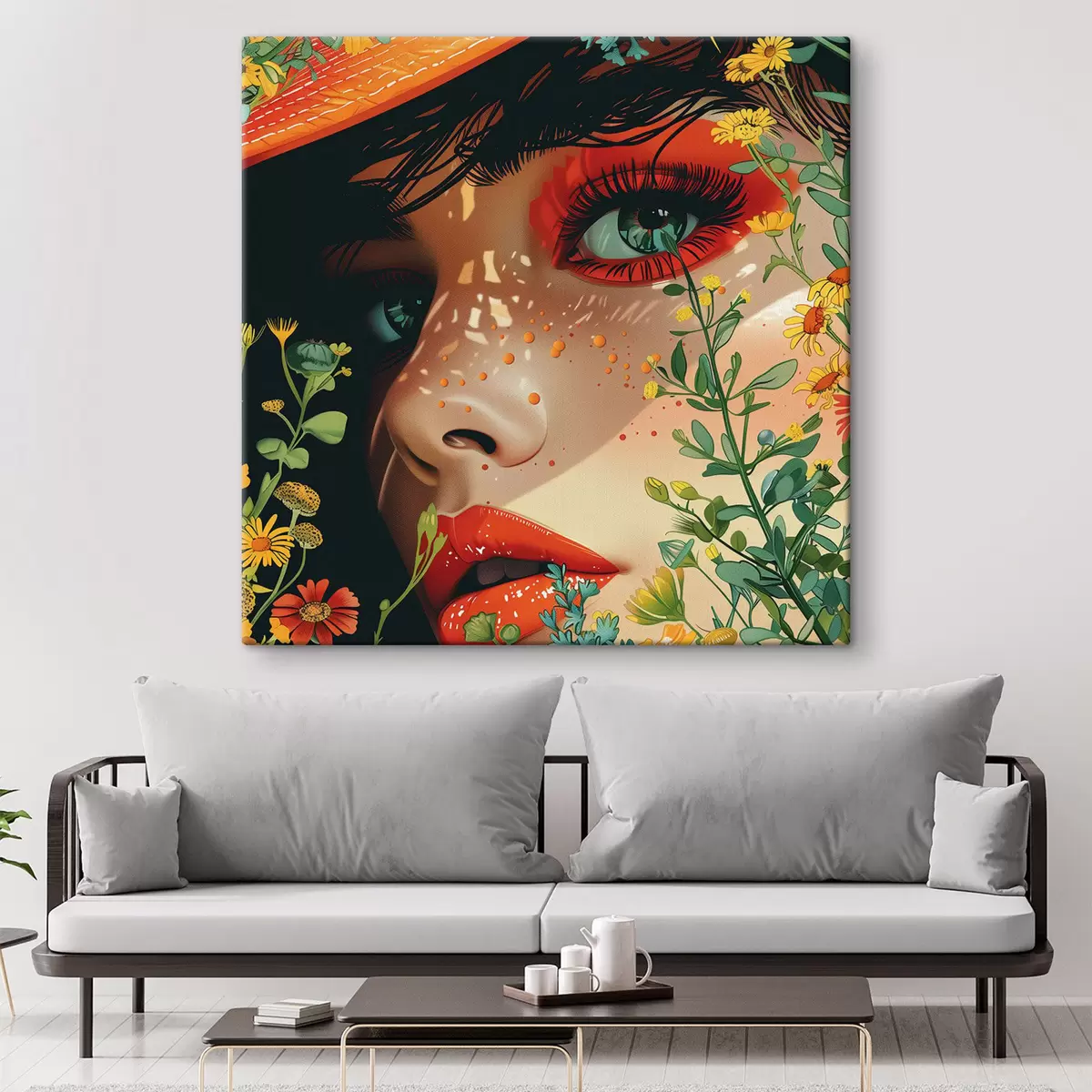  Peintures Regard lumineux d'une jeune fille s42082