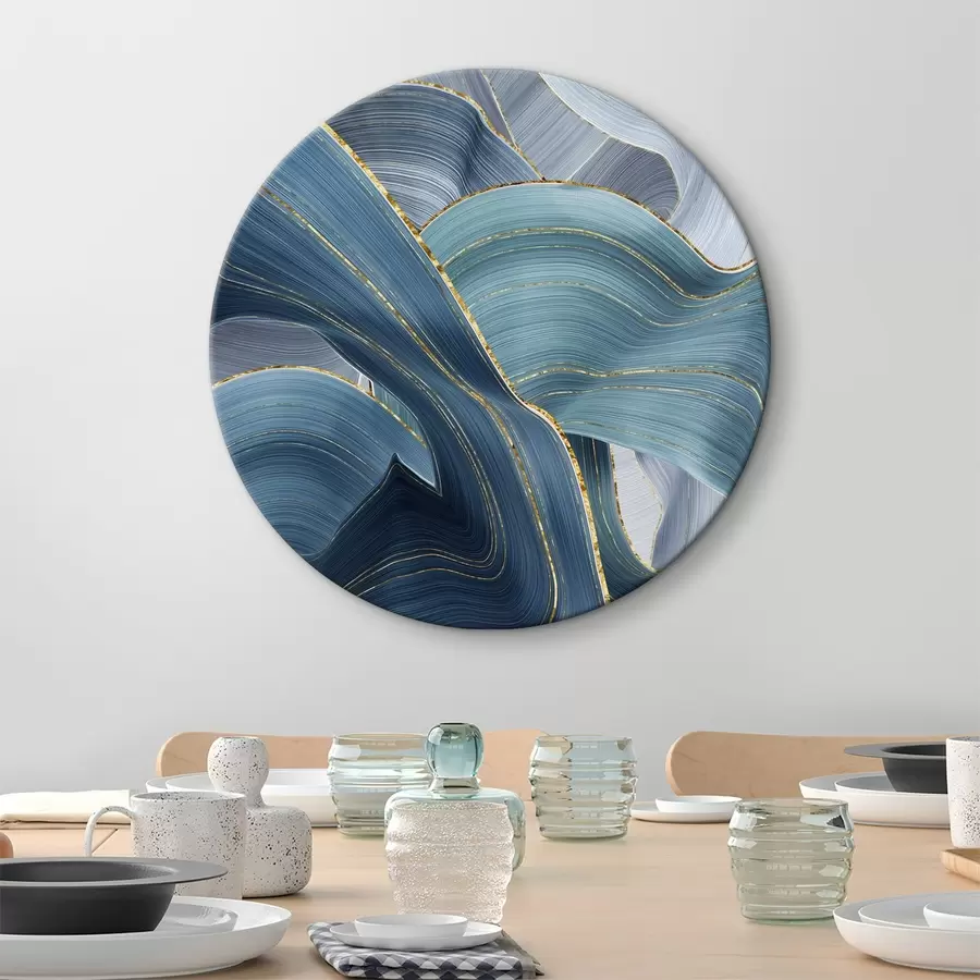  Schilderijen Contourgolven r00166