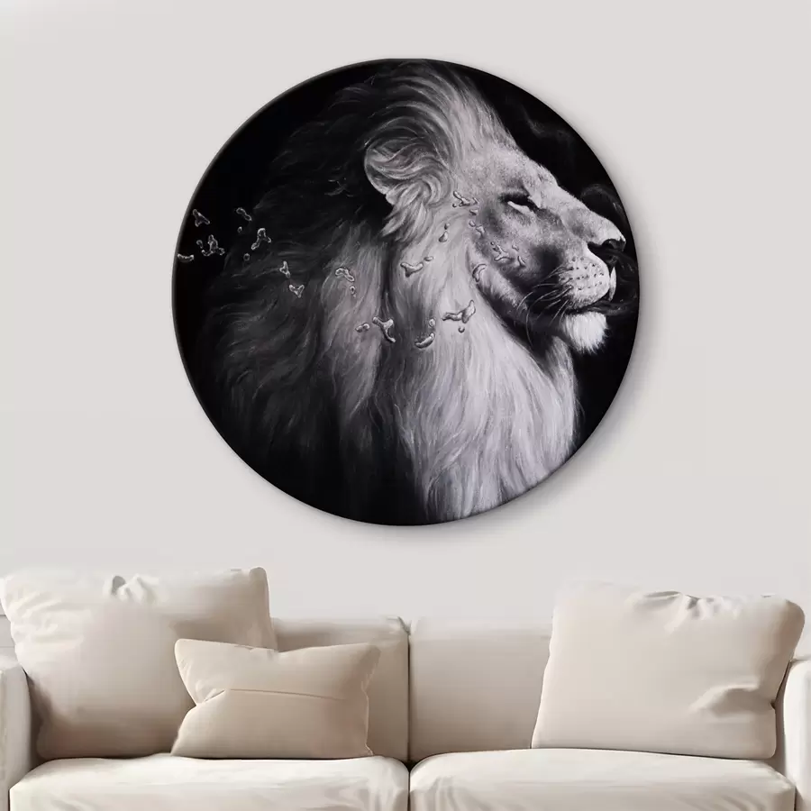  Schilderijen Oog, boot en geit r03998